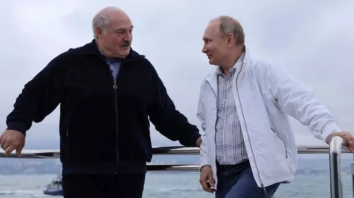 Александр Лукашенко и Владимир Путин