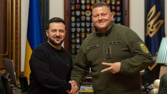 Володимир Зеленський і Валерій Залужний
